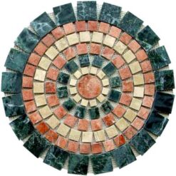 Doğal Taş Yer duvar Kaplaması fileli dekor göbek