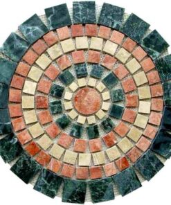 Doğal Taş Yer duvar Kaplaması fileli dekor göbek