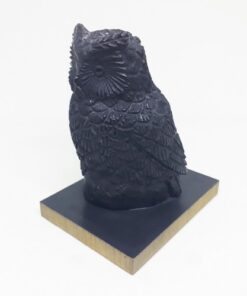 Pirinç Ayaklı Cam Döküm Baykuş