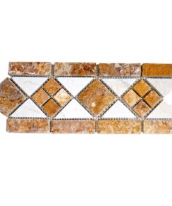 Natural stone border