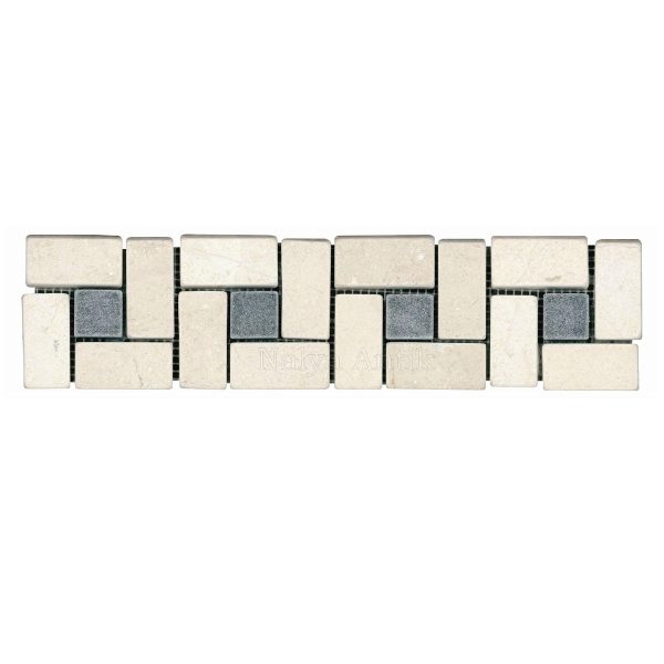 Natural Stone Mesh mosaic border