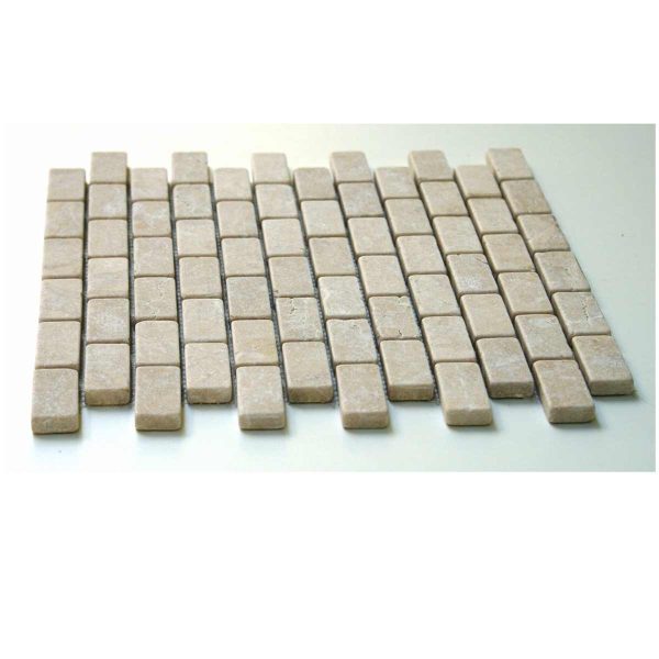 46642 Natural Stone Beiege Marble mesh mosaic