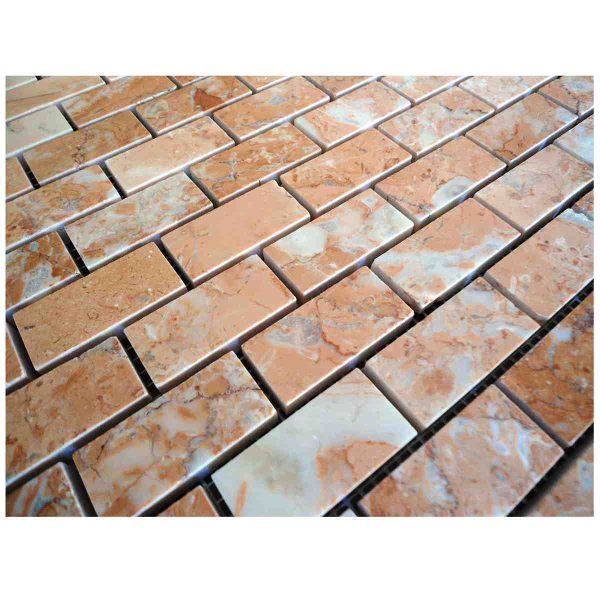 42620 Natural Stone Rosalia Marble mesh mosaic