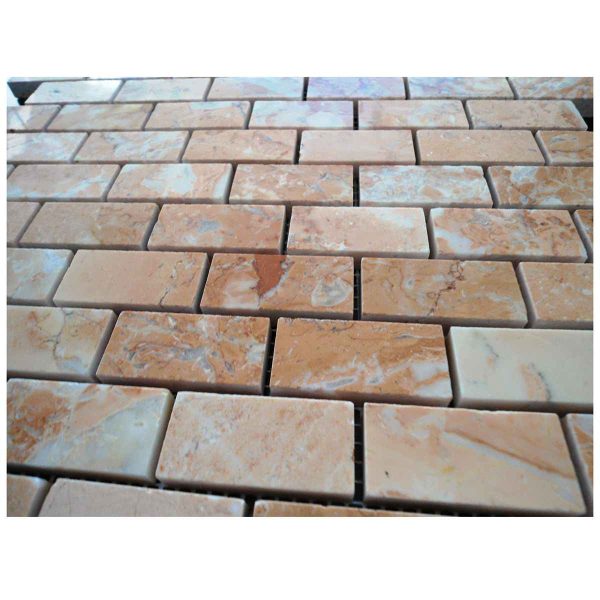 42620 Natural Stone Rosalia Marble mesh mosaic