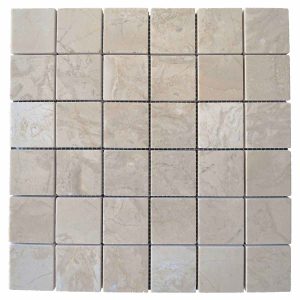 42866 Natural Stone Beiege Marble mesh mosaic