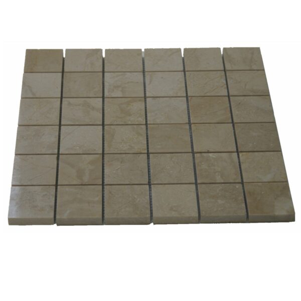 42866 Natural Stone Beige Marble mesh mosaic