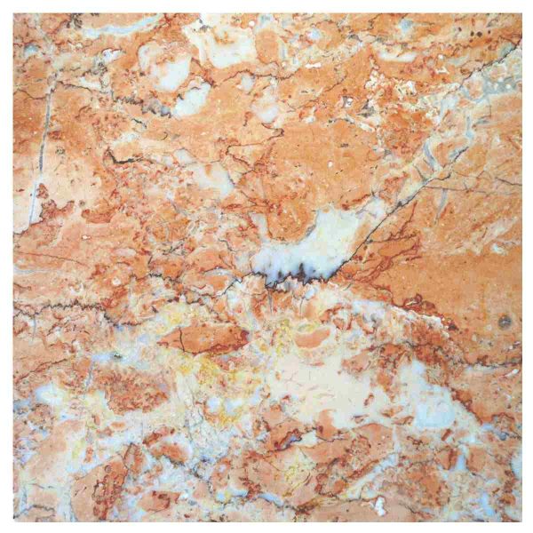 Red Orange Polished marble