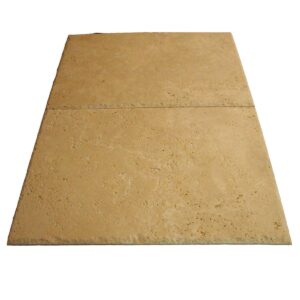 Classic Beige Travertine Brushed chiseled edge