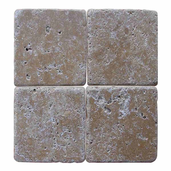 10x10 Noche Tumbled Travertine