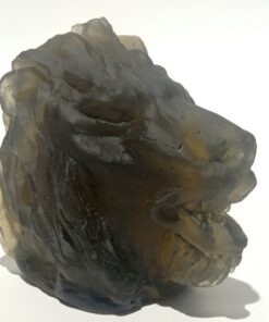 Cam Döküm Aslan Başı Heykeli
