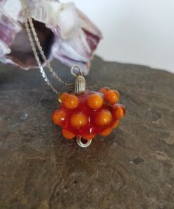 Alternative view of Alevde Şekillendirilen Cam Kolye