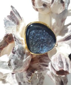 Açık Mavi Özel Cam Yüzük