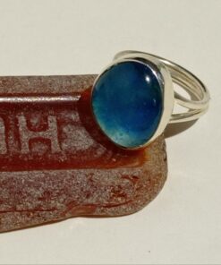 Derin Mavi Tasarım Yüzük