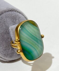 Su Yeşili Tasarım Yüzük