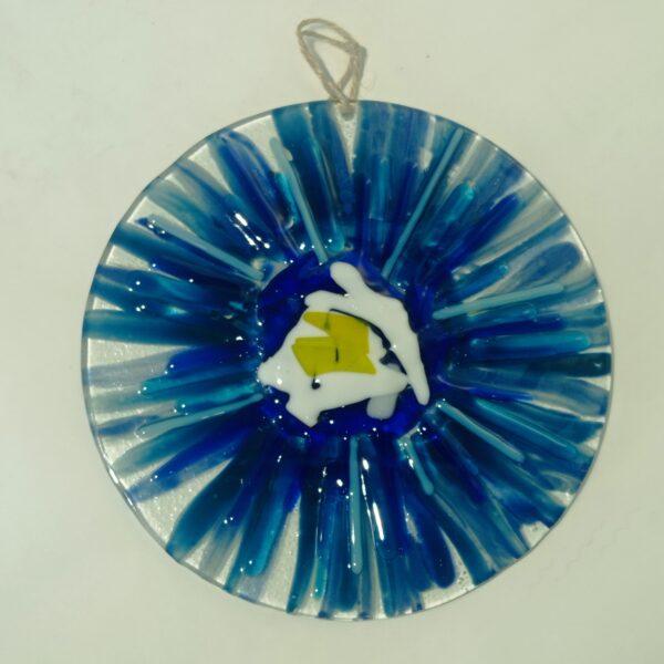 Hand made fused Glass wall decor ornament