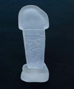 Ancient Gobeklitepe statuette with animal figures made with glass casting technique