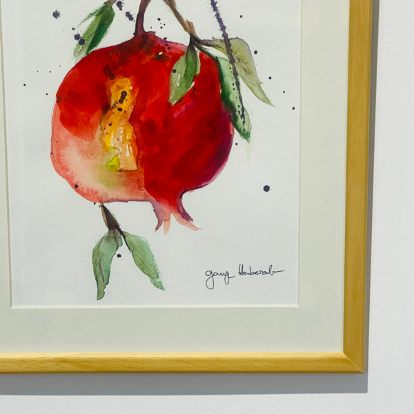 Suluboya Bereketli Nar Çalışması - Görsel 7